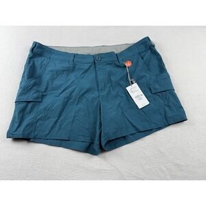 World Wide Sportsman Womens 18 Fishing Nylon Shorts Athletic Cargo Hiking NWT
